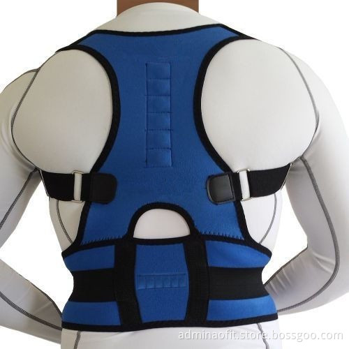 neoprene sports posture corrector orthopedic shoulder and back support